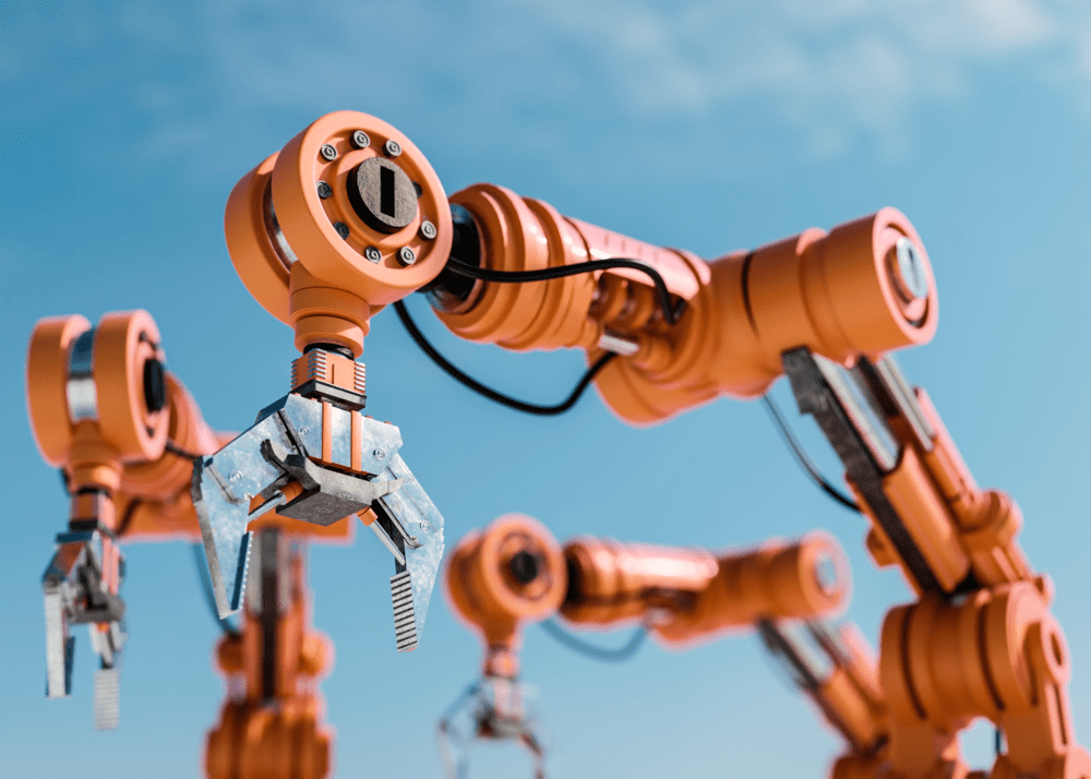 Integração de robôs industriais otimizando processos e produtividade